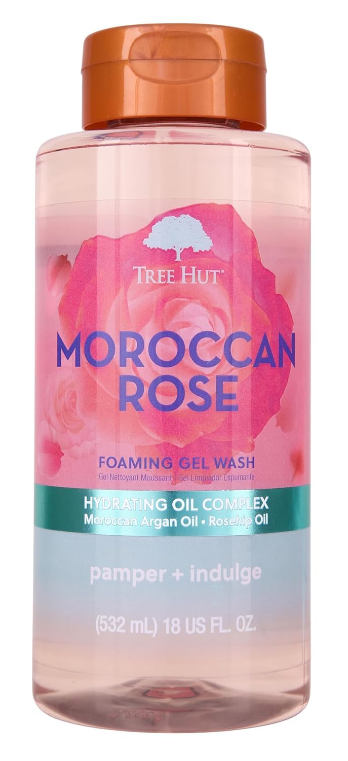 Tree Hut Pink Hibiscus Foaming Body Wash, 18 Fl Oz