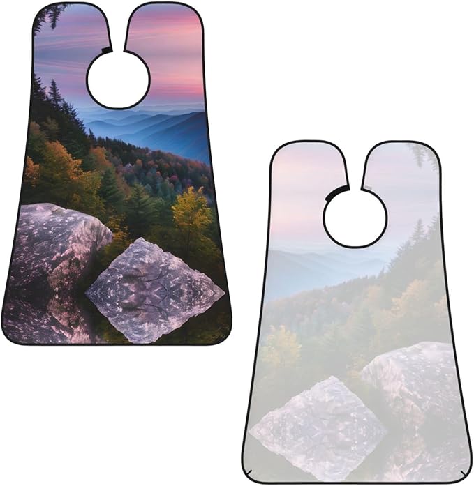Colorful Giraffe Fans Lovers Print Beard Bib Shaving Apron, Beard Hair Trimming Cape Gift For Dad