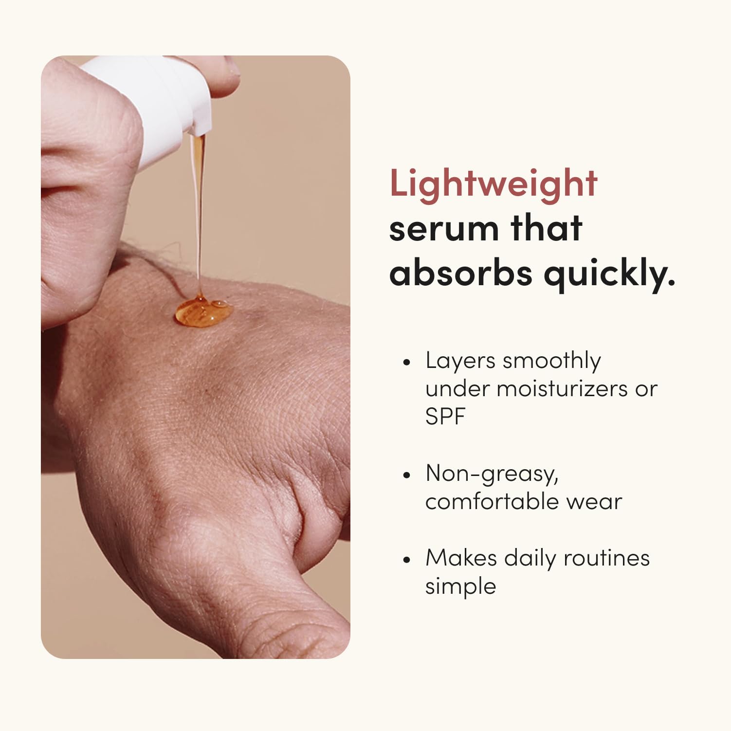 hims Vitamin C Serum - Vitamin C, Hyaluronic Acid, & Orange Peel Extract - Brightening Serum for Men - Softens Skin & Reduces Appearance of Wrinkles - Paraben-Free, Vegan Formula - 1 Fl Oz