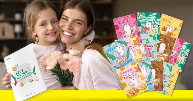 ZealSea Face Mask Skincare, 14 Pack Facial Sheet Masks, Spa Gifts for Women
