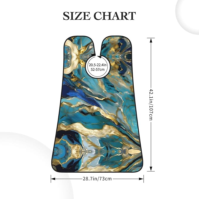 Beautiful Peacock Print Beard Bib Shaving Apron, Beard Hair Trimming Cape Gift For Dad