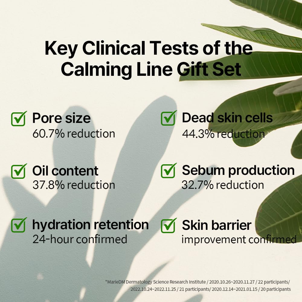 Pyunkang Yul PKY Calming Line Gift Box Set-Korean Facial Skin Care Essential for Daily Moisturizing with Toner, Serum, Cream, Vegan & Cruelty Free