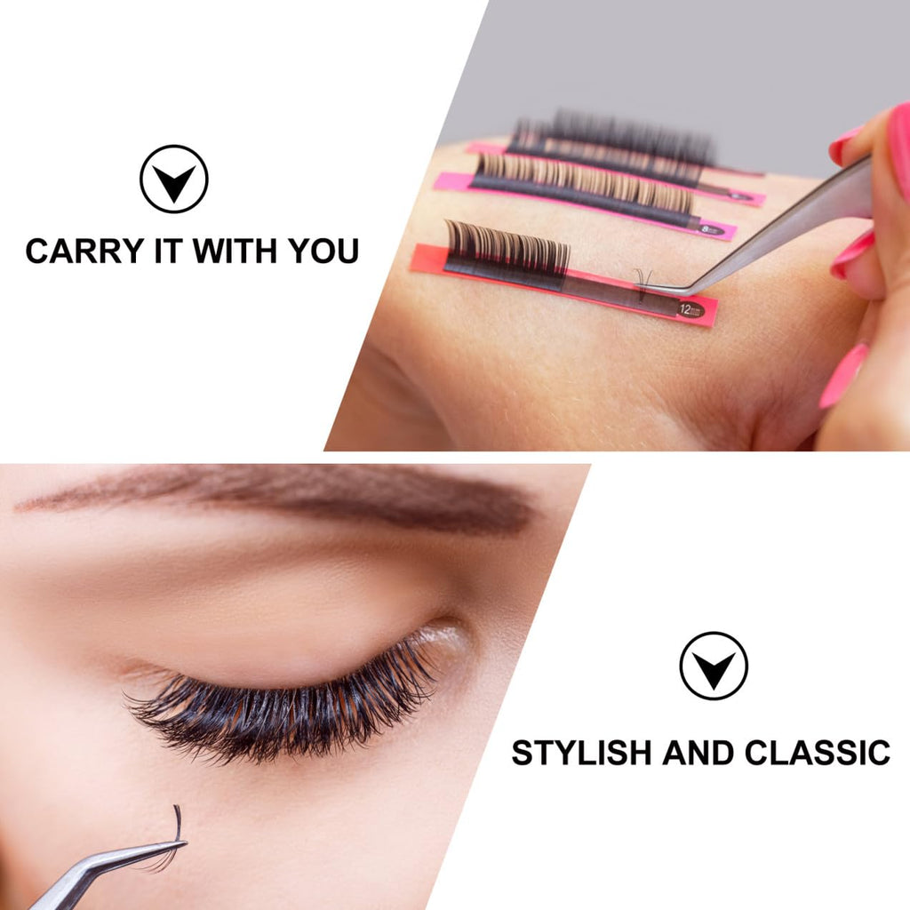 Ipetboom 6pcs Portable Eyelash Storage Box Lash Case Makeup Box Organizer Eyelash Packaging
