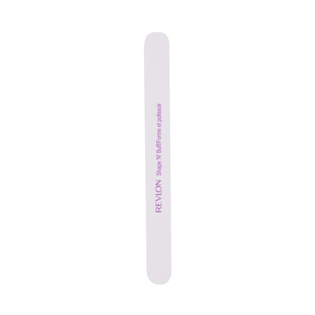 Revlon Shape 'N' Buff Nail Buffer Block, All-in-One Manicure Tool for Shaping & Shining Natural Fingernails, 1 Count
