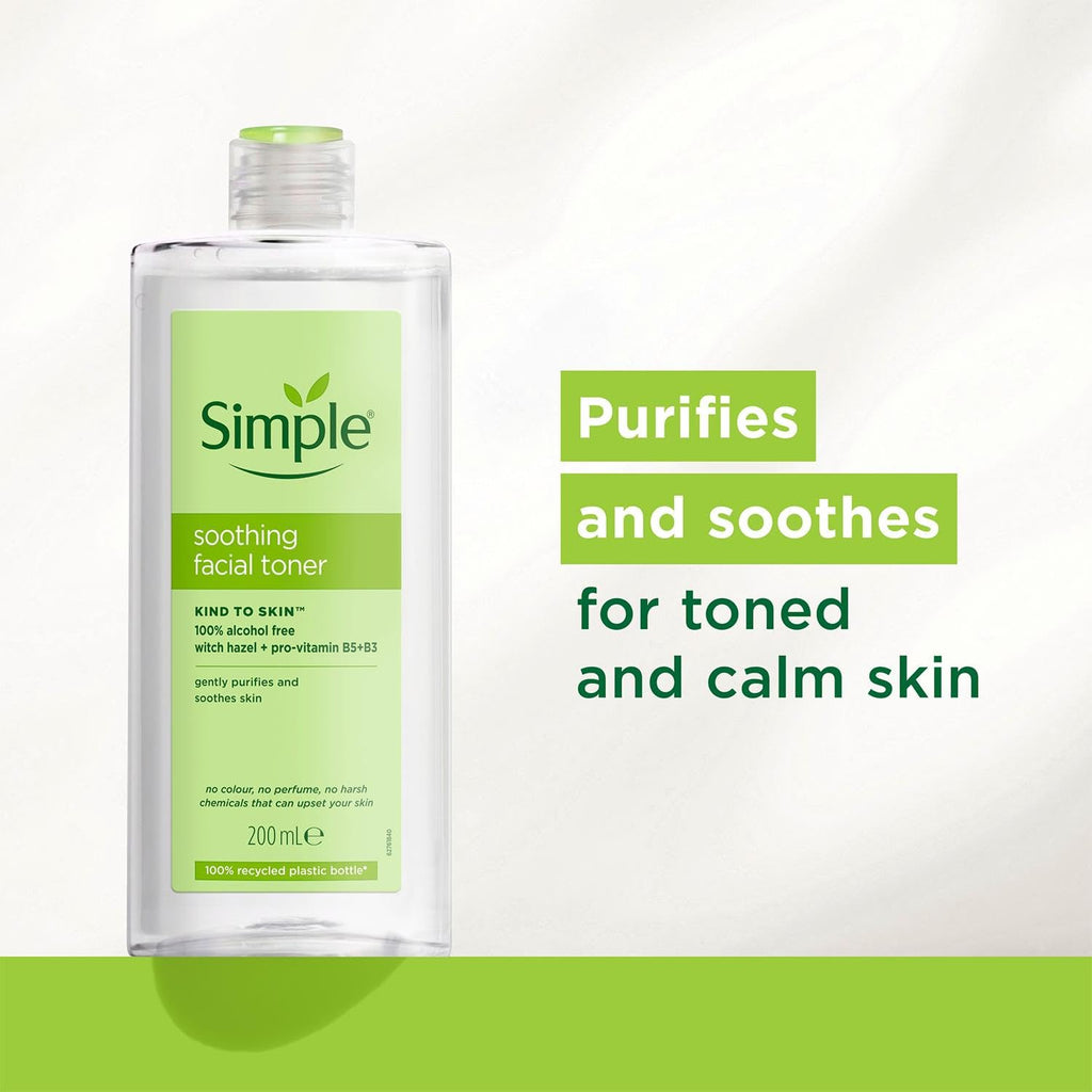 Simple Kind to Skin Facial Toner, Soothing, 6.7 Fl Oz (Pack of 1)
