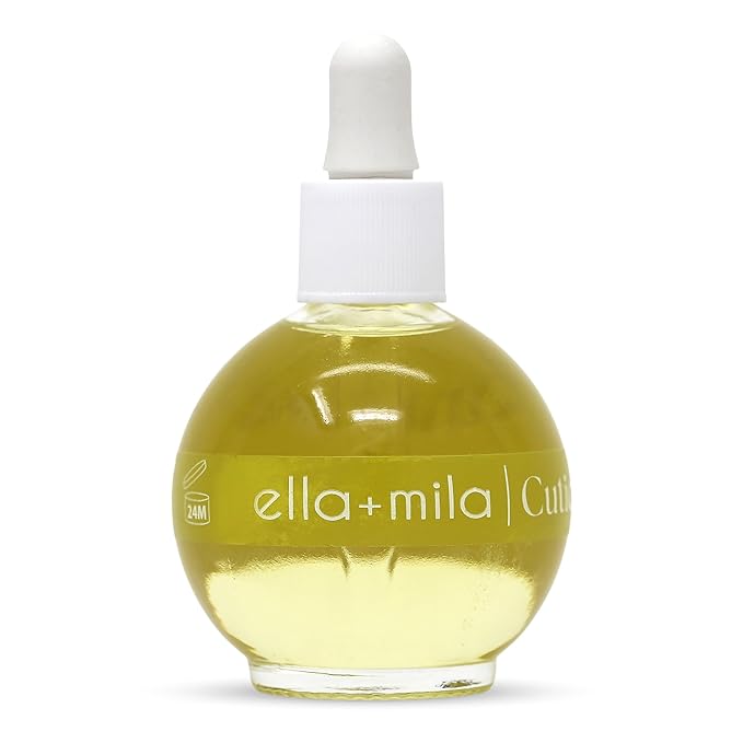 ella+mila Cuticle Oil for Nails - Tsubaki & Argan, Vegan, 2.3 fl oz