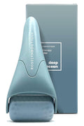 ROSELYNBOUTIQUE Ice Roller & Gua Sha for Face - Wrinkles Fine Lines Puffiness Guasha Massager Facial Skin Care Tools Self Care Gifts for Men Women (Deep Ocean)