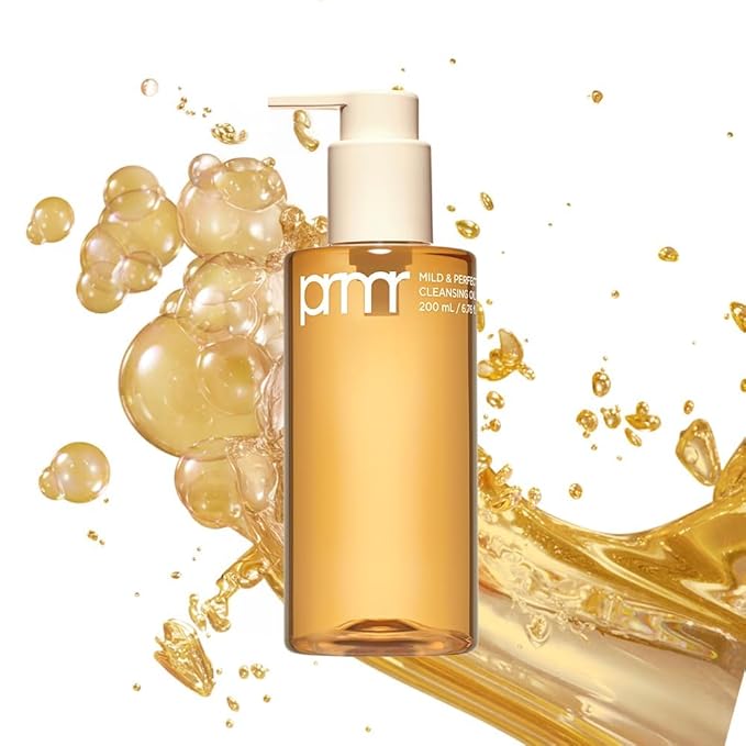 Primera (PRMR Oil To Foam Cleanser Korean Deep Cleansing Oil, Daily Makeup Remover, Blackheads, Dust and Dirt Removal, Pore Cleaning, Hyaluronic acid, Deep Clean in One Step (200ml, 6.76 fl. oz)