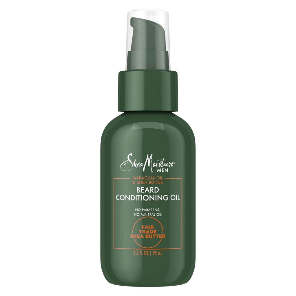 SheaMoisture Beard Conditioning Oil for a Full Beard Maracuja Oil and Shea Butter to Moisturize and Soften 3.2 oz