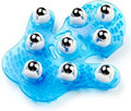 Mrxxjz Hand Massager Gloves with 9 360-Degree Kneading Rollers - Palm Massager, Hand Roller & Thumb Saver Tool for Hand Massage, Muscle Pain Relief - Manual Deep Tissue Relaxation, Blue