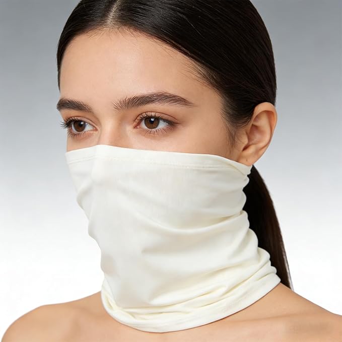 6 Pieces Summer Face Cover Scarf Mens Neck Gaiter For Men Women UV Protection Face Breathable Sun Protection Cycling Running