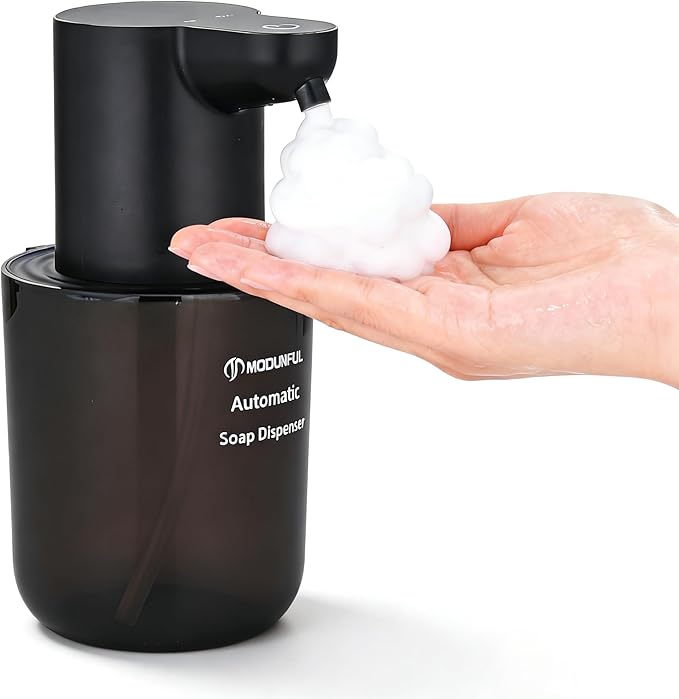 Automatic Foaming Hand Soap Dispenser - 13.5oz modunful M2 DA1501 Black