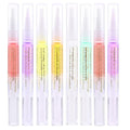 AIJIMEI 8pcs Cuticle Oil Pens Cuticle Oil Nail Oil Cuticle Nail Nutrition Oil Cuticle Oil Pen for Nails Moist Nail Repair Nail Care Essential Oil Moist