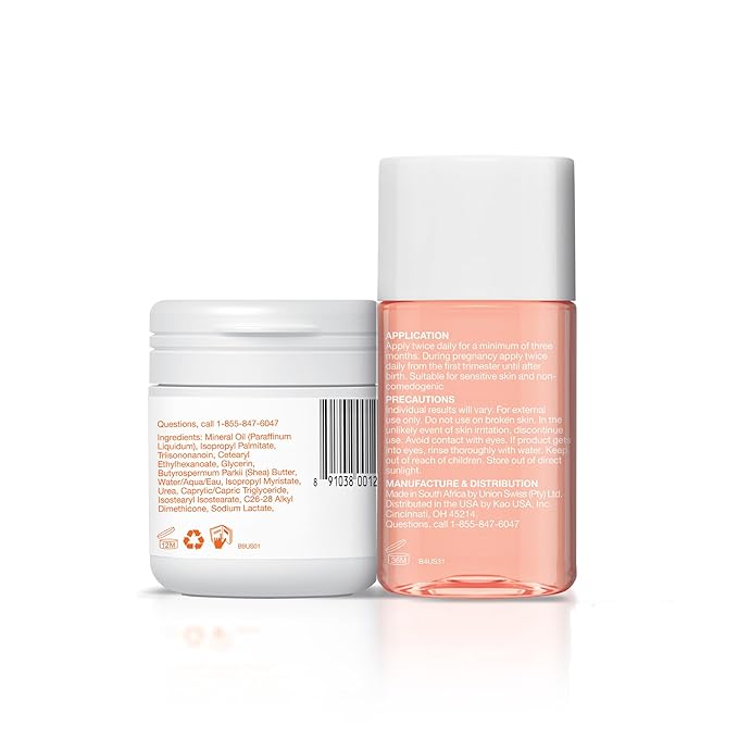 Bio-Oil Bundle, Body Oil Serum 2 Oz & Dry Skin Gel 1.7 Oz, Travel Size