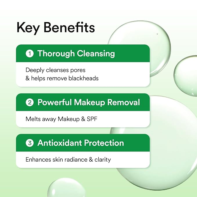 VEGANIFECT LHA Cleansing Oil, Pore Control, Blackhead Remover & Sebum Care, Gentle Melting Oil Cleanser for Face, Makeup Remover, Korean Skincare 205ml/6.93 fl oz