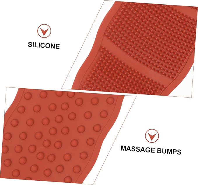 MERRYHAPY Body Scrubber Belt Bath Massage Strap for Back Comfortable Shower Towel Brush with Hooks for Exfoliating and Relaxing Bath Experience