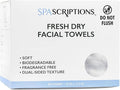 Spascriptions Fresh Dry Face Towel Offering a Soothing and Refreshing Sensation with Every use