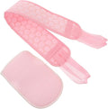 CANIGHT 2pcs Bath Scrubber Set Exfoliating Back Strap Glove for Smooth Skin Body Cleaning Tool for Shower Use Easy to Store Hang to Dry