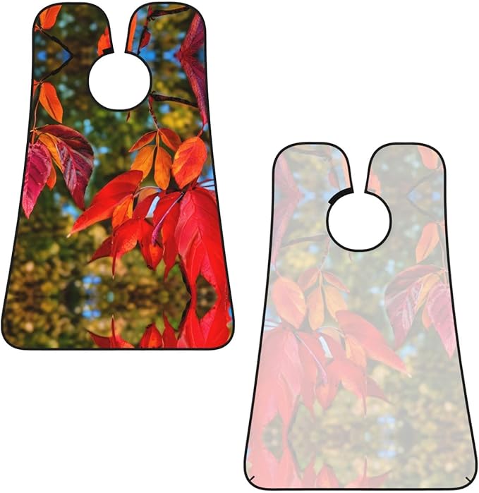Magic Mushrooms Print Beard Bib Shaving Apron, Beard Hair Trimming Cape Gift For Dad