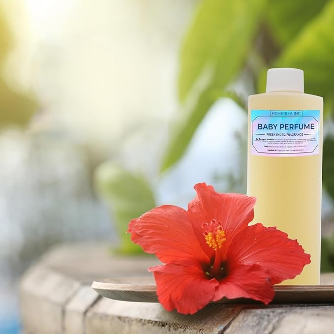 ROMERIZA INC. 128 Fl Oz Baby Perfume Fragrance Body Oil, Luxury Unisex Oil