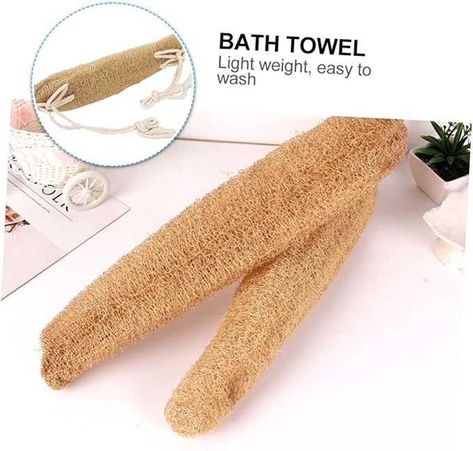 OATIPHO Back Scrubber Exfoliating Strap Comfortable Durable Shower Scrubber for Deep Cleaning Fast Drying Breathable Design for Body Care and Spa Use
