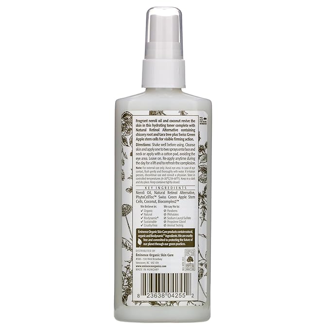 Eminence Organic Skincare Neroli Hydrating Mist, 4.2 Ounce