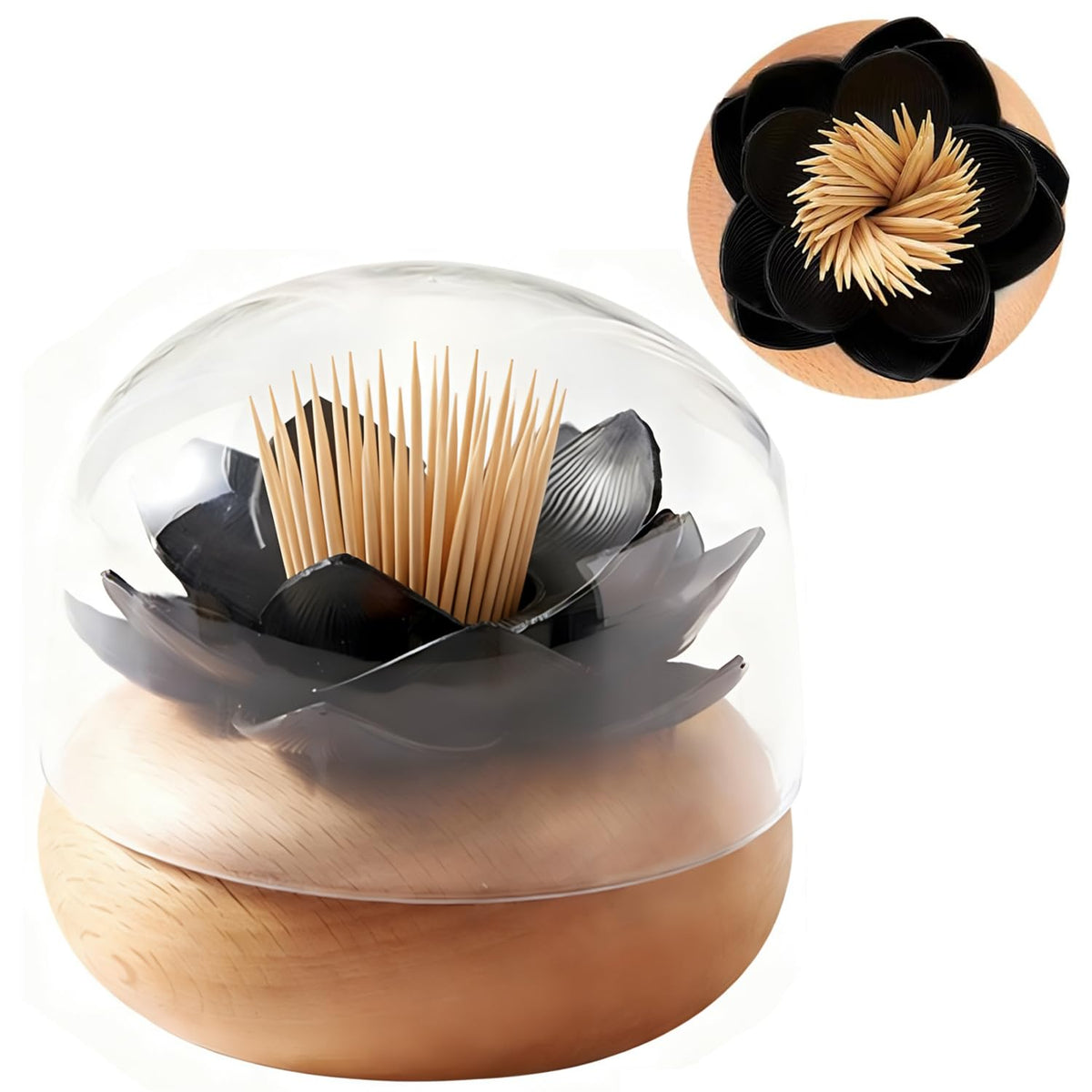 2-In-1 Q Tip Holder Toothpick Holders Multifunctional Cotton Swab Holder