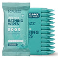 Extra Large Body Wipes for Adults Bathing No Rinse - 120 Ultra Thick Disposable Shower Wipes for Men, Women & Elderly - Great for Gym, Camping, Post Surgery