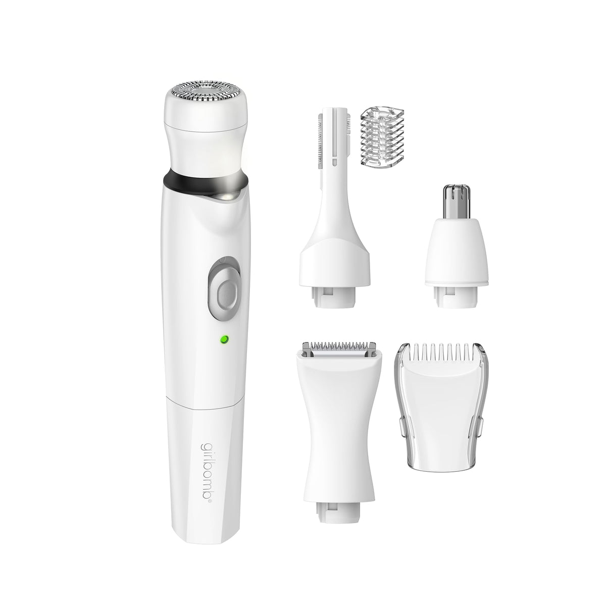Conair Girlbomb Face/Body Trimmer for Women, Wet/Dry Use, 4 Attachments