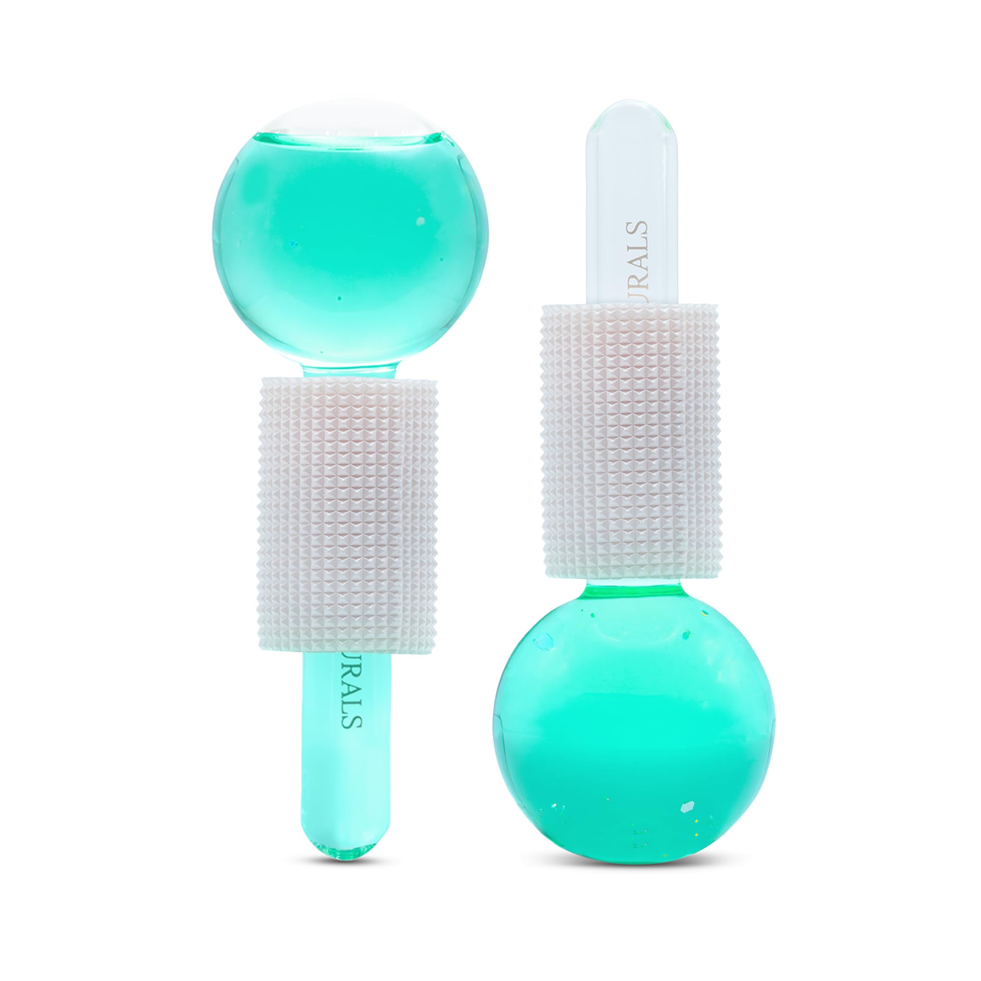 Satavi Naturals Beauty Ice Globes (Heat-Resistant & Freezer-Safe) Luxurious Facial Tools for Radiant Skin, Enhances Circulation to Tighten Skin, Reduce Puffiness, Minimize Pores, Alleviate Tension