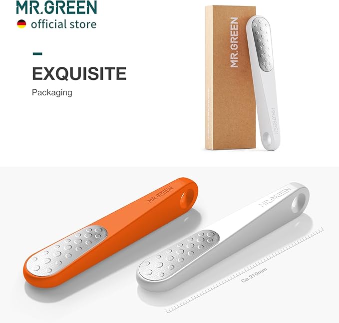 MR.GREEN Foot File Double Sided Callus Remover for Dead Skin Professional Pedicure Tools Callous Scraper Foot Sander Heel Filer (White)