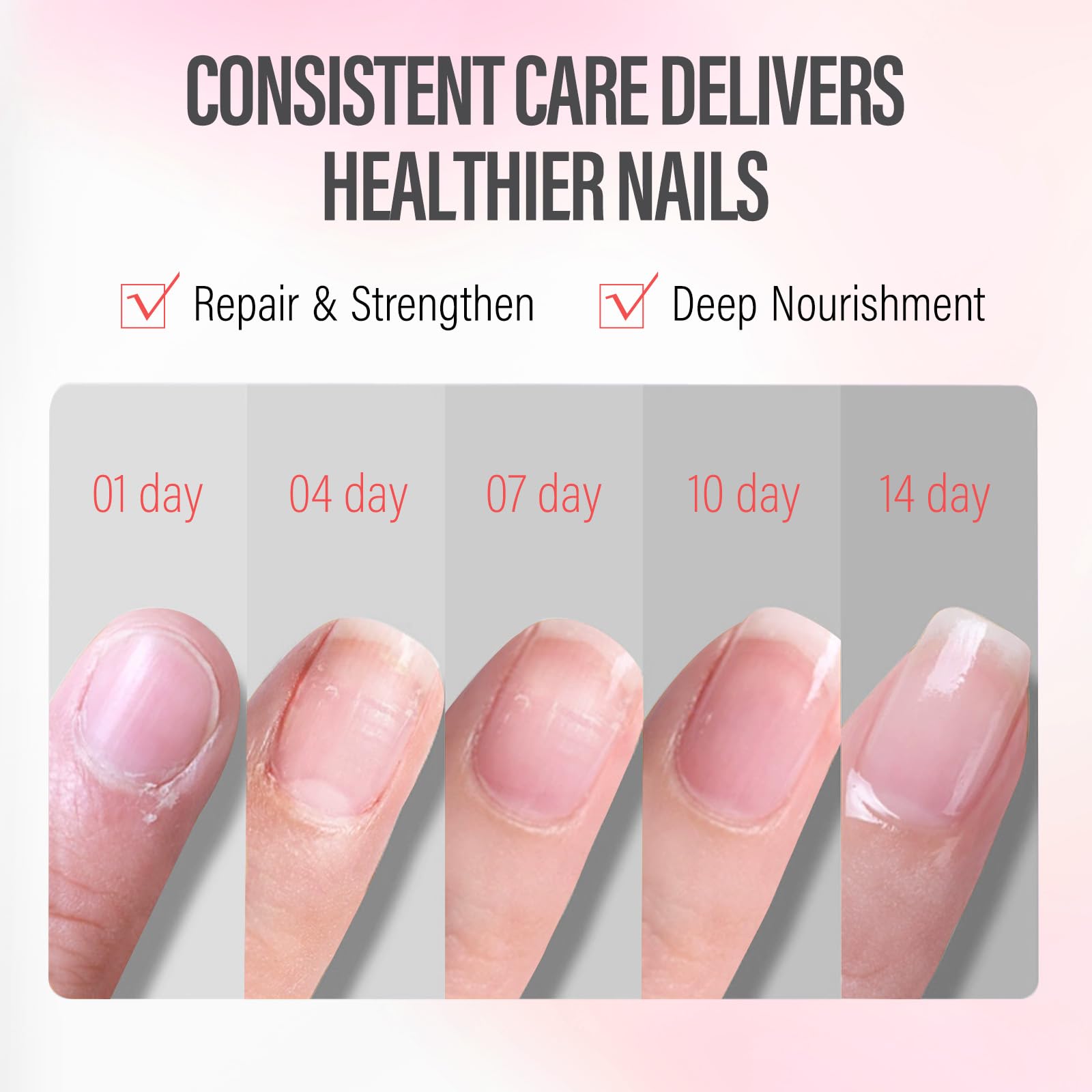 CHUCHU Vegan Cuticle Oil for Nails: Rose Jojoba Nail Cuticle Oil with Vitamin B & E for Moisturizes Cuticle and Nail's Skin - Prevents Hangnails and Chapped 15ML