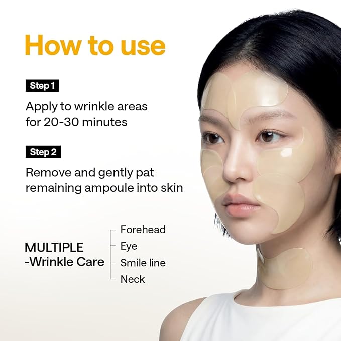 MEDIHEAL Vita Collagen Under Eye Patches - Korean Hydrogel Eye Pads (60 patches) with 7 Vitamin & 5 Micro Collagen - Improves Puffy Eyes & Provides Healthy Glow - Moisturizing & Non Irritating