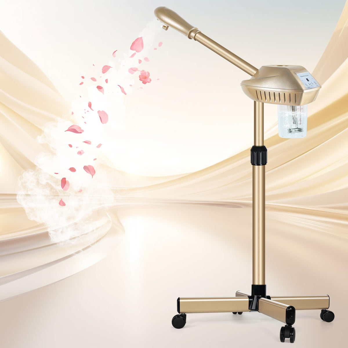 Takeashine 2 in 1 Professional Facial Steamer with 5X Magnifying Lamp