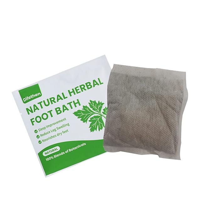 Natural Mugwort/Wormwood Herbal Foot Soak,Lymphatic Ginger Foot Bath Bag, Anti-Swelling Foot SPA Promote Metabolism, Foot Care 15g/PCS (16PCS)
