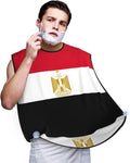 Flag Of Bangladesh Print Beard Bib Shaving Apron, Beard Hair Trimming Cape Gift For Dad