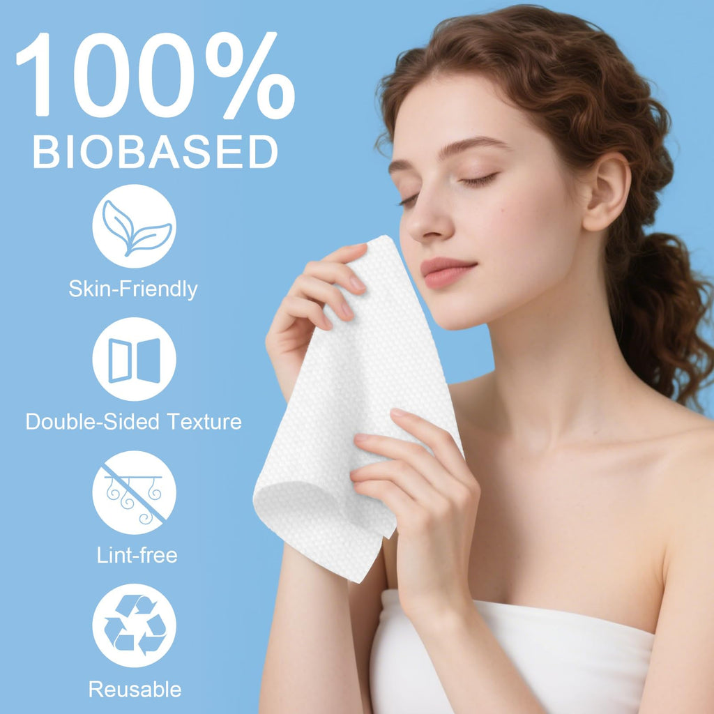 Heyface Compressed Towels Tablets (11.8" x11") 50 PCS Disposable Face Towel