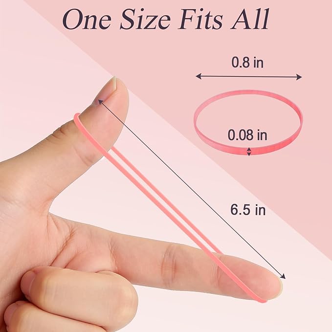 1000pcs Mini Hair Rubber Bands, Soft & Durable Plastic Elastic Hair Ties for Little Girls, Stretch Ponytail Ties for Kids Hairstyles and Braids