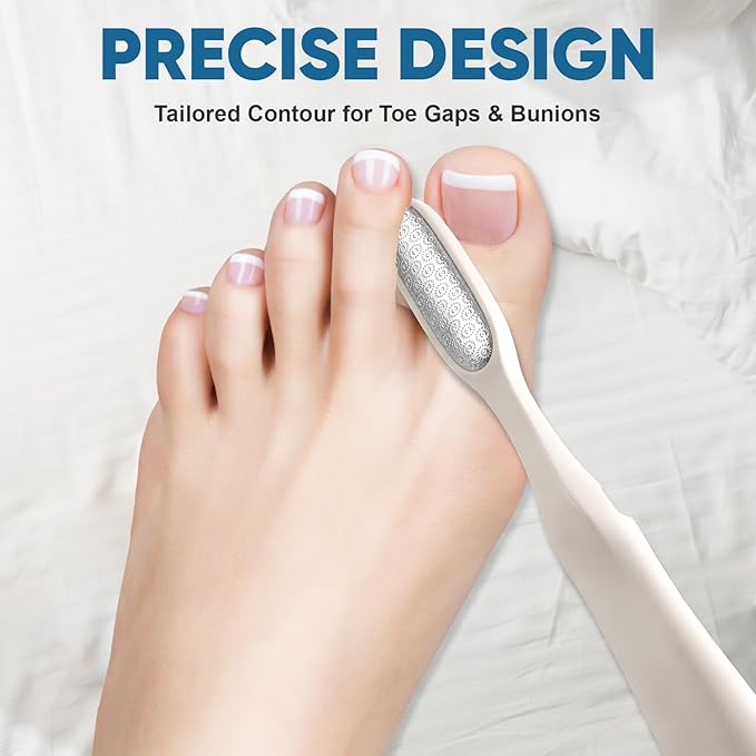 TEAWOO 3 Pack Foot Files Callus Remover, Stainless Steel Foot Rasp and Foot Scrubber, Professional Pedicure Tools for Dead Skin, Hard Skin and Calluses Removal