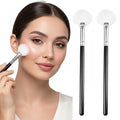 Psiriol 2PCS Highlighter Brush Fan Brush for Face Highlighting