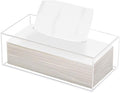 Clear Acrylic Tissue Box Cover Holder for Bathroom Dresser Countertop Desk