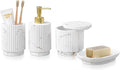SEEYUAN 4 Pcs Bathroom Accessories Set -Toothbrush Holders Set