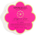 Spongellé Bulgarian Rose Daisy Spongette Bath Sponge | Built-in Body Wash & Body Scrubber, Shower Loofah Sponge for Women, Travel Essentials | 7+ uses