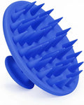Meartchy Silicone Scalp Massager Shampoo Brush, Scalp Brush for Hair Growth & Dandruff Removal, Hair Scrubber Scalp Stimulator Exfoliator Brush with Soft Bristles for Wet Dry Scalp Care (Ocean Blue)