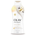 Olay Body Wash for Women, Ultra Moisture, 24/7 Moisture Barrier Repair, Hydrating Formula for Visibly Healthy Soft Skin, Vitamin B3 & Hyaluronic Blend, All Skin Types, Vanilla Creme Scent, 22 fl oz
