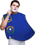 Nevada State Flag Print Beard Bib Apron For Men, Beard Hair Catcher For Men Shaving Trimming,Beard Cape Cloth