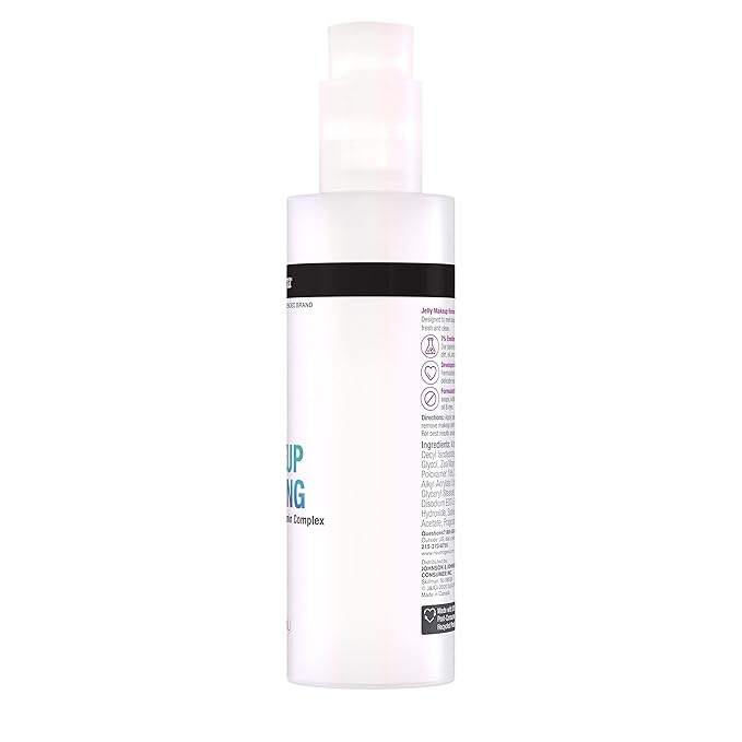 Neutrogena Makeup Melting Refreshing Jelly Cleanser, 7% Emollient-Vitamin Complex, Gentle Face & Eye Makeup Remover to Melt Stubborn Makeup, Cleanse & Condition Skin, Oil-Free, 6.3 fl. oz (Pack of 2)