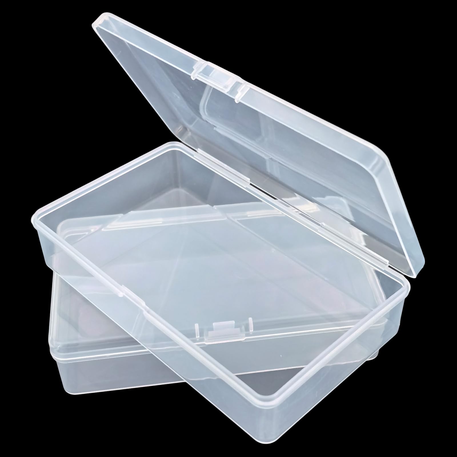 Thintinick 19 Pack Rectangular Clear Plastic Storage Containers