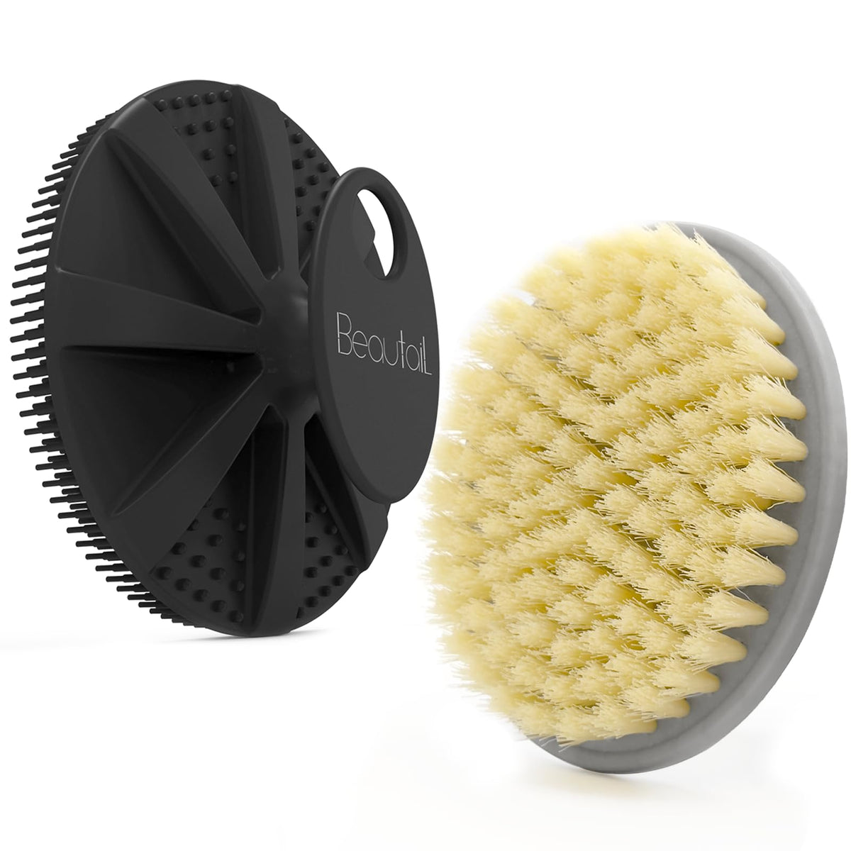 Silicone Body Scrubber, BEAUTAIL Gentle Exfoliating Brush for All Skin Type