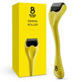 The Beard Club Derma Roller & Cleansing Spray Kit – Microneedling Roller for Beard, Scalp & Face with Beard Roller & Microneedle Cleaner – At-Home Micro Needling Skin Device for Men and Women